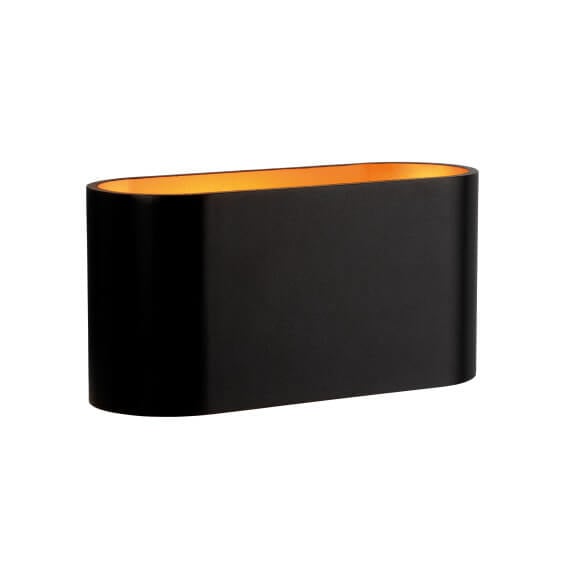 LED Wandlamp Ovalo | G9 | Ovaal | Zwart-Goud