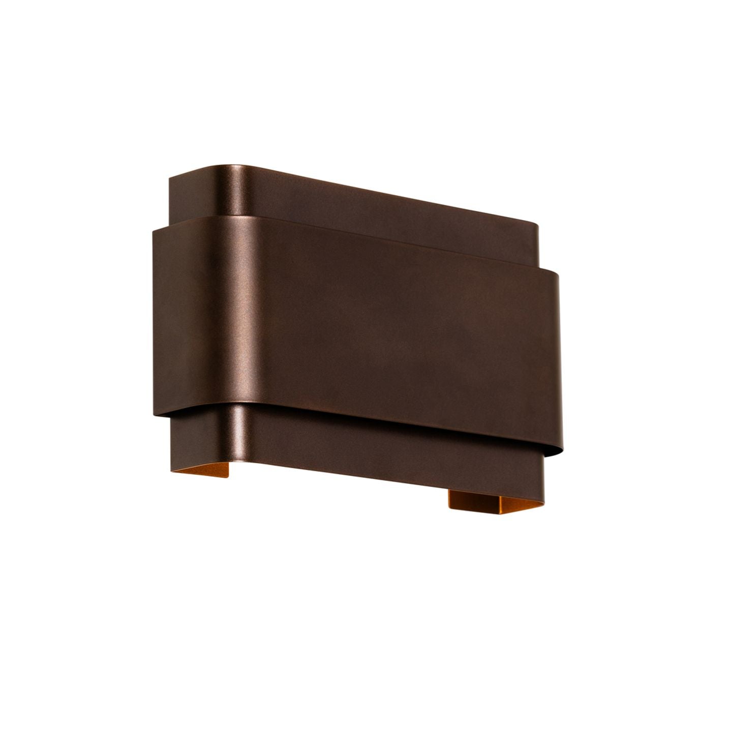 LED Wandlamp Coen | Rechthoekig | 2-lichts | 2x G9 | IP20 | Brons