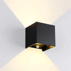 LED Wandlamp Senso Zwart