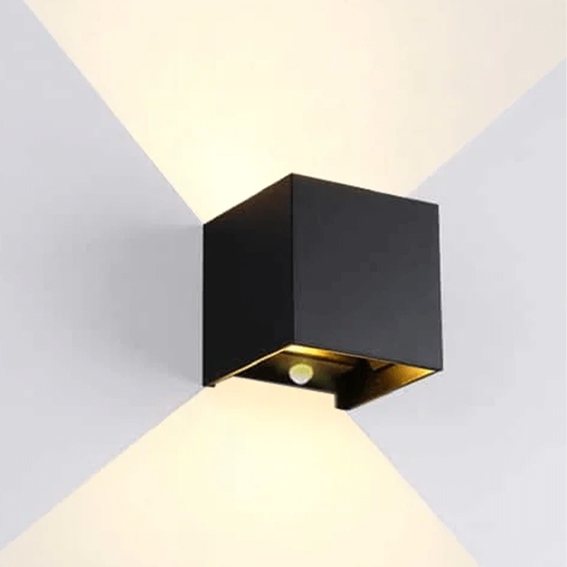 LED Wandlamp Senso Zwart