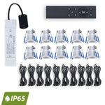 LED Inbouwspots Set Dovo | 10 Stuks | IP65 | Afstandsbediening
