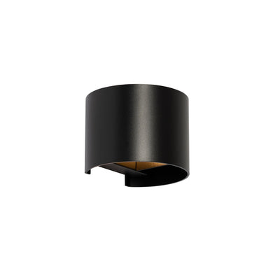 LED Wall Light Edwin | Round | 1-light | G9 | IP20 | Matt Black