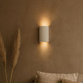 LED Wandlamp Plaster | Cilinder | 2-lichts | 2x GU10 | IP20 | Beige