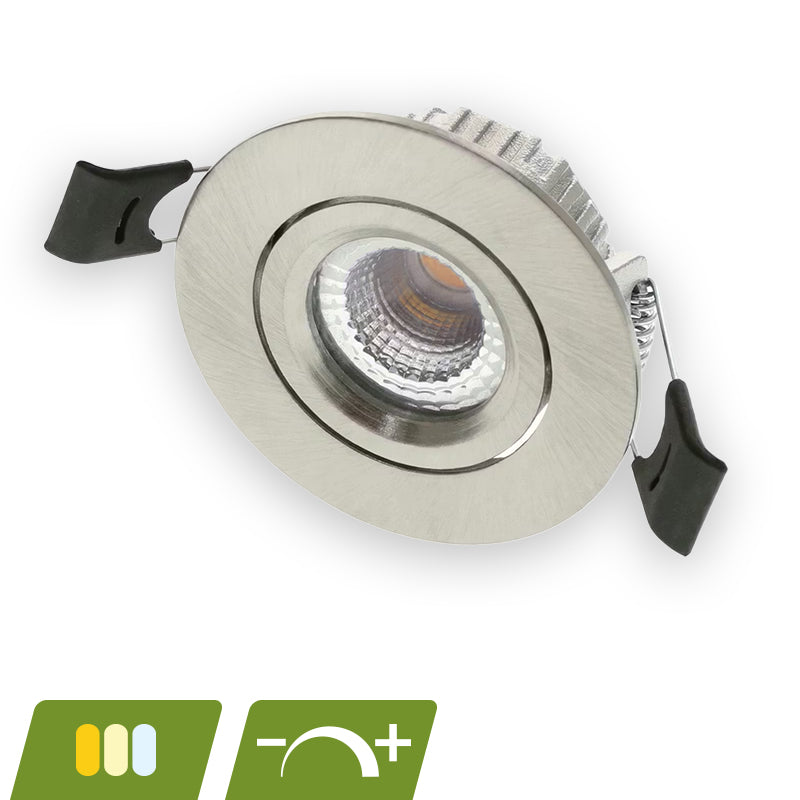LED Inbouwspot Pollux | Dimbaar | IP65 | 5W | CCT Switch (2700K/3000K/4000K) |