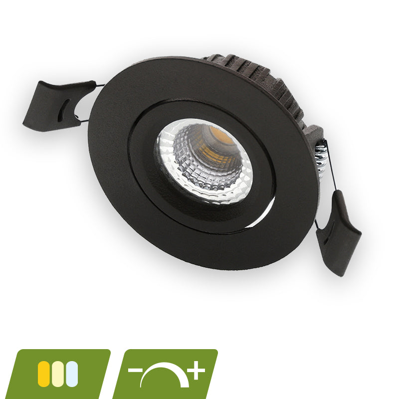 LED Inbouwspot Pollux | Dimbaar | IP65 | 5W | CCT Switch (2700K/3000K/4000K) |