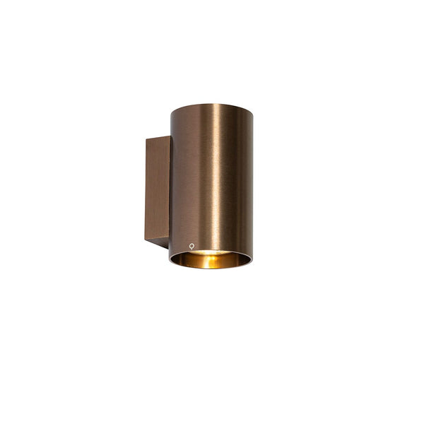 LED Wandlamp Sandy Brons | 2x GU10 | IP20 | Rond