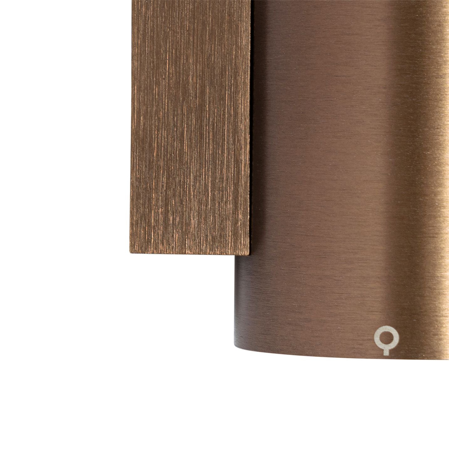 LED Wandlamp Sandy | Rond | 2-lichts | 2x GU10 | IP20 | Brons