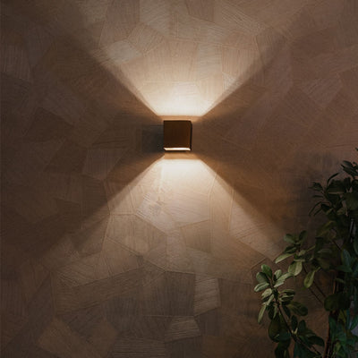 LED Wall Light Transfer | Square | 1-light | G9 | IP20 | Bronze