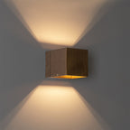 LED Wandlamp Transfer | Vierkant | 1-lichts | G9 | IP20 | Brons