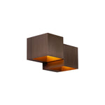 LED Wandlamp Transfer Double Brons | 2x G9 | IP20 | Vierkant