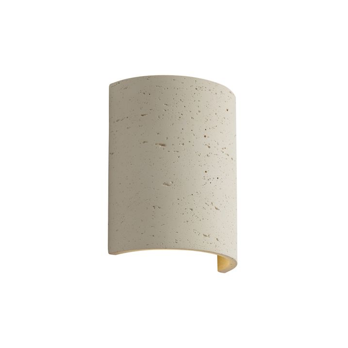 LED Wandlamp Travi | Cilinder | 2-lichts | 2x GU10 | IP20 | Beige