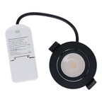 LED Inbouwspot Warmo | Dimbaar | IP65 | 5W/7W | Dim2Warm + CCT Switch | Inbouwdiepte: 25 mm | Mat Zwart